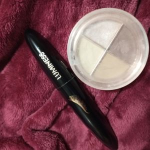 Luminess mascara and eye shadow palate